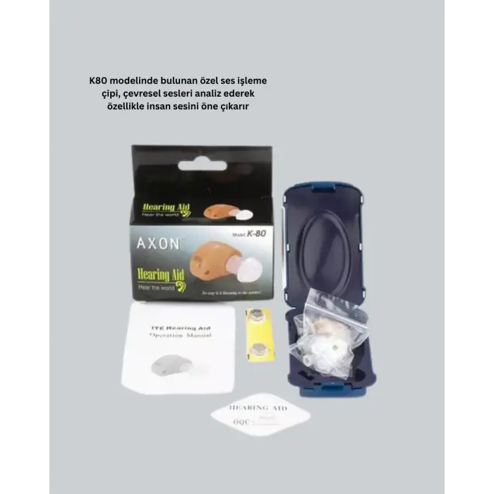 Kulak İçi Ergonomik İşitme Destek Cihazı