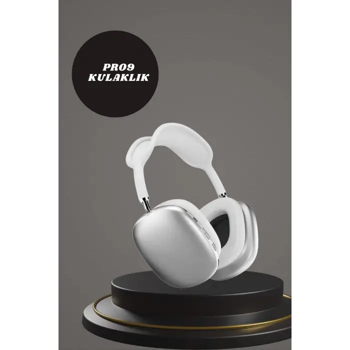 Kulak Üstü P9 Kablosuz Bluetooth Kulaklık ve 7 Kordonlu Akıllı Saat