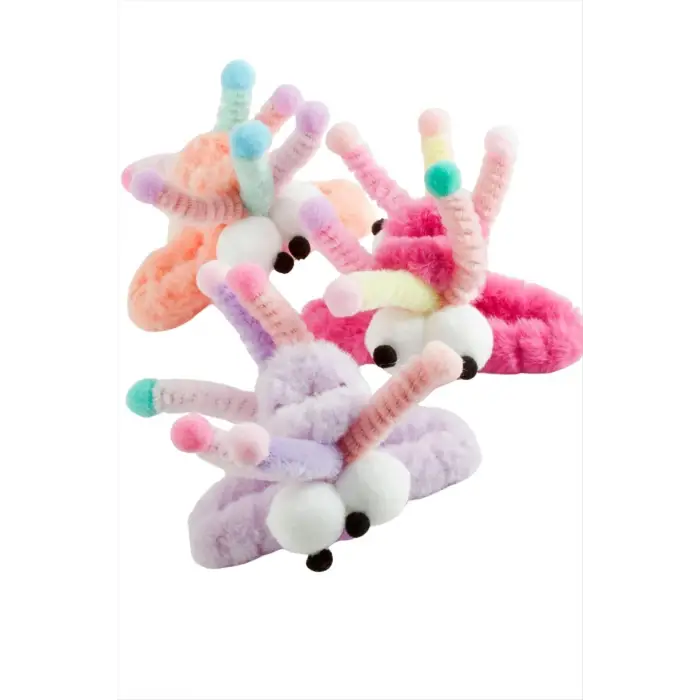 Kulaklı Yün Kumaşlı Mandal Toka 11 cm