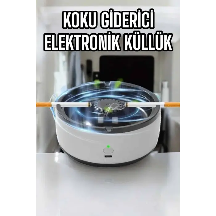 Küllük Duman Giderici Temizlenebilir Elektronik Pilli