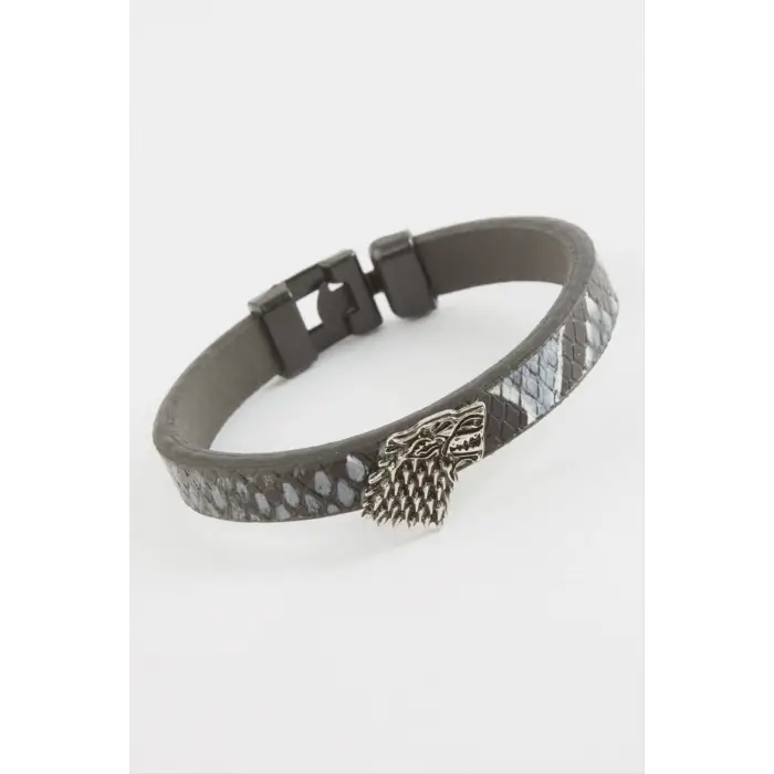 Kurt Kaliteli Suni Deri Bileklik