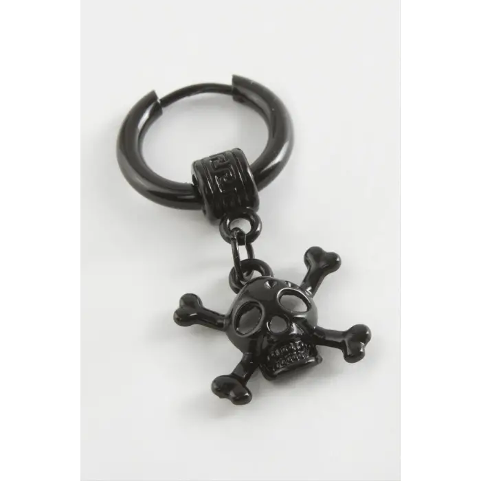 Kuru Kafa Erkek Çelik Küpe