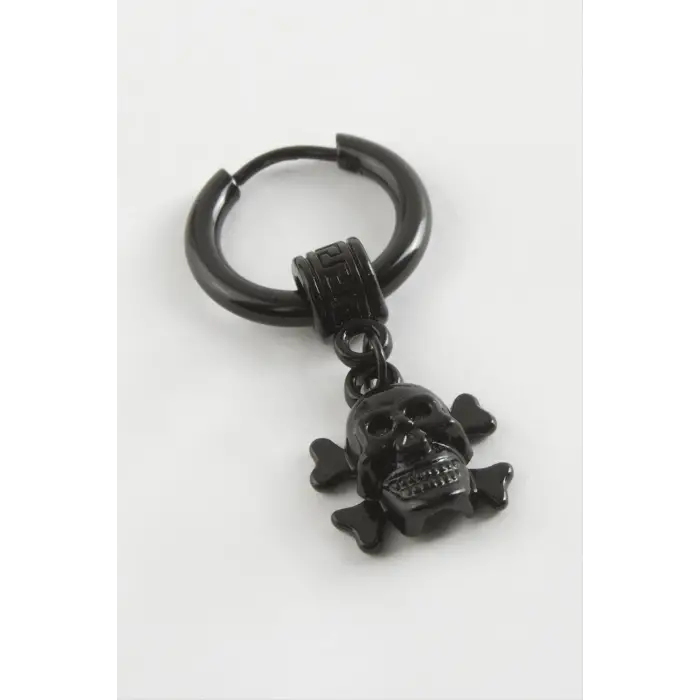 Kuru Kafa Erkek Çelik Küpe