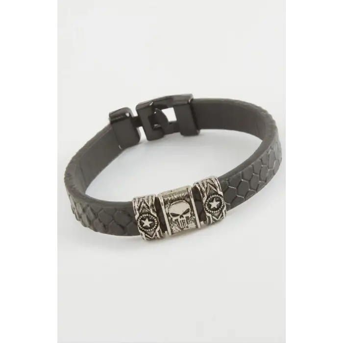 Kuru Kafa Kaliteli Suni Deri Bileklik