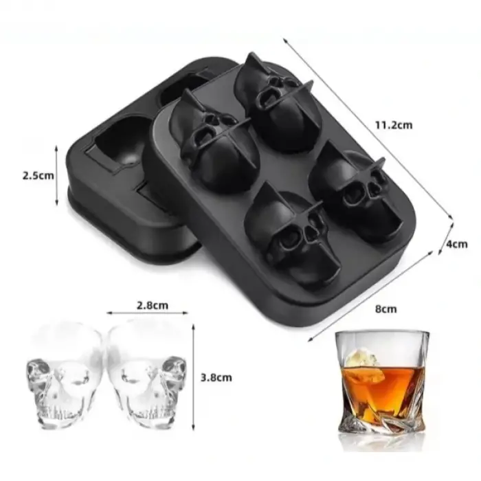 Kuru Kafa Şekilli Silikon Buz Kalıbı