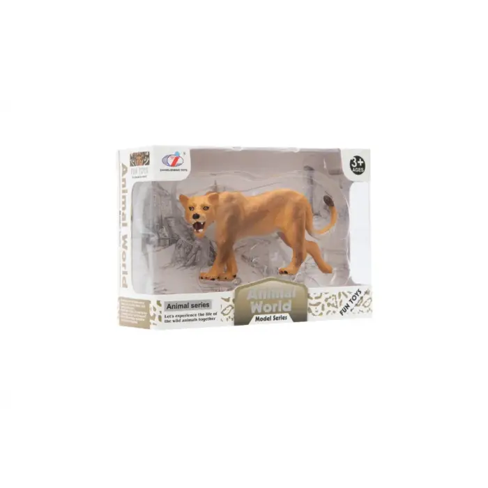 Kutulu Model Figür Hayvan Kaplan Dişi Aslan