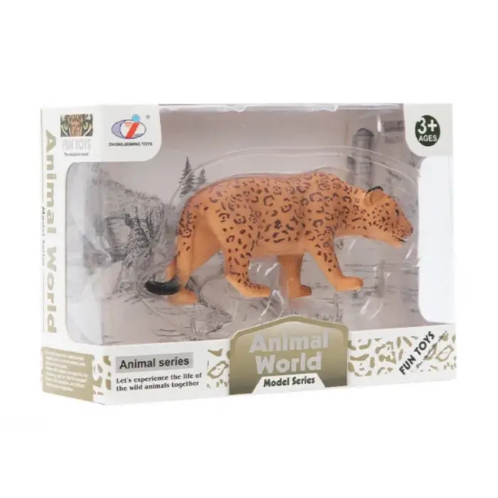 Kutulu Model Figür Hayvan Kurt Leopar