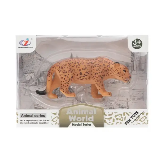 Kutulu Model Figür Hayvan Kurt Leopar