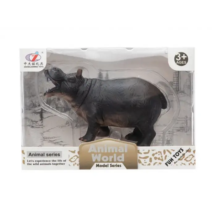 Kutulu Model Figür Hayvan Su Aygırı / Hipopotam