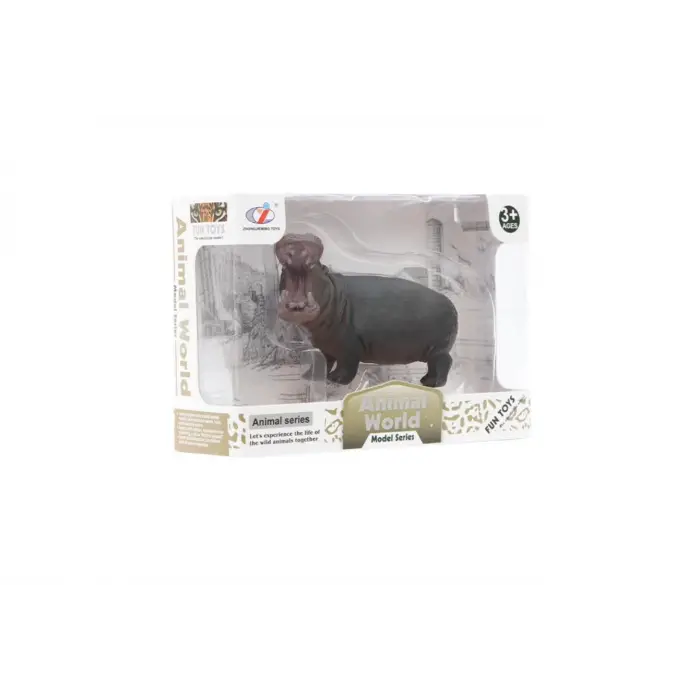 Kutulu Model Figür Hayvan Su Aygırı / Hipopotam