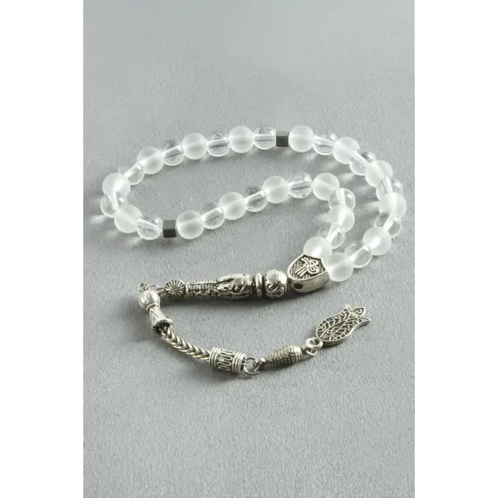 Kuvars Doğaltaş Tesbih 8 mm