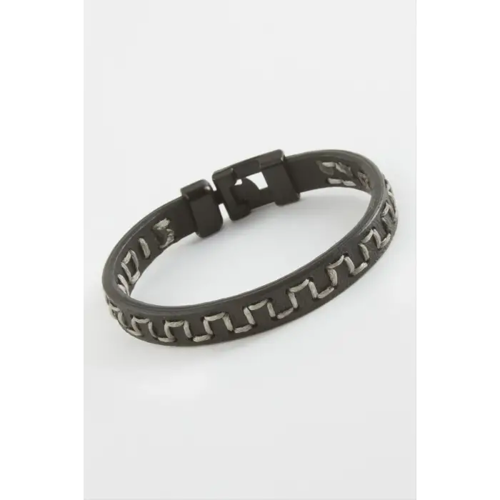 Labirent Kaliteli Suni Deri Bileklik