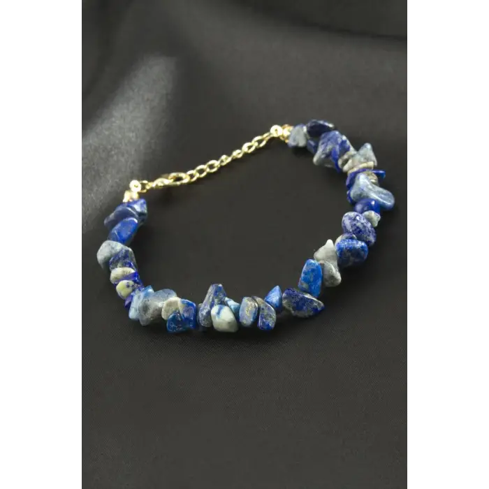 Lapis Kırık Doğaltaş Bileklik