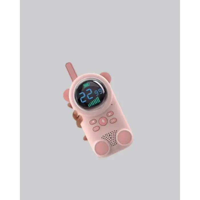 LCD Ekranlı Çocuk Telsizi – İki Yönlü Ses, 1-3 km Çekim Mesafesi