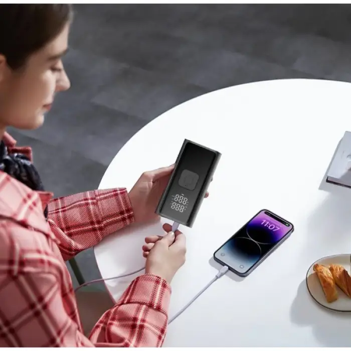 LCD Göstergeli 3ü 1 Arada Hava Kompresörü