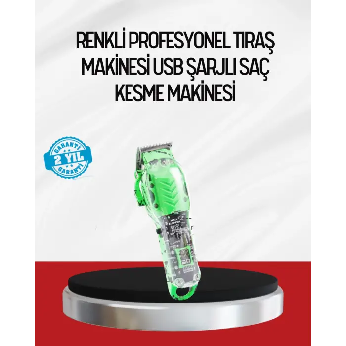 LED Ekranlı Profesyonel Erkek Tıraş Makinesi