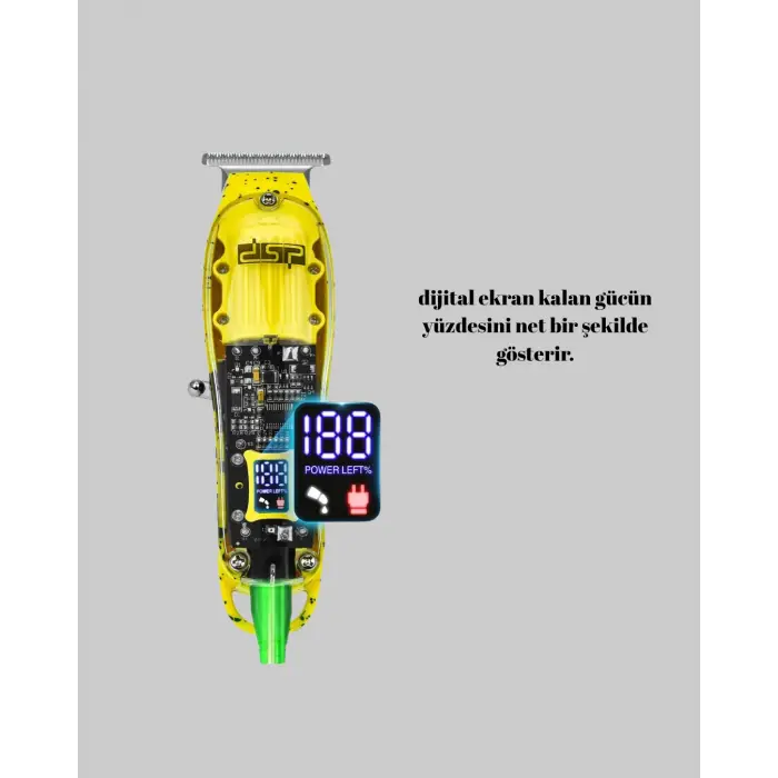 LED Ekranlı Profesyonel Erkek Tıraş Makinesi