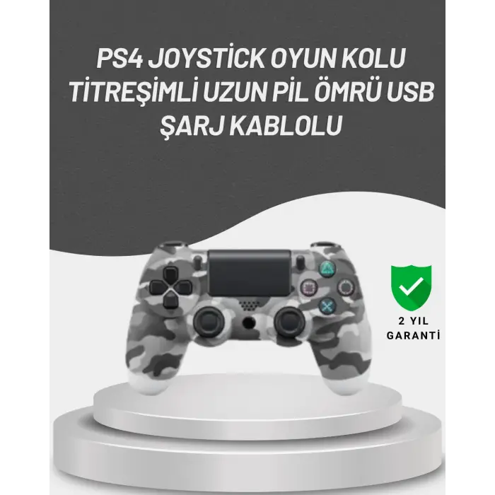 LED Işıklı Oyun Kolu – Durum Göstergeli Şık Tasarım