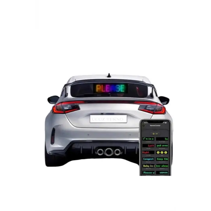 LED MATRİX 16X96 pixel neon ışıklı tüm araçlara uyumlu