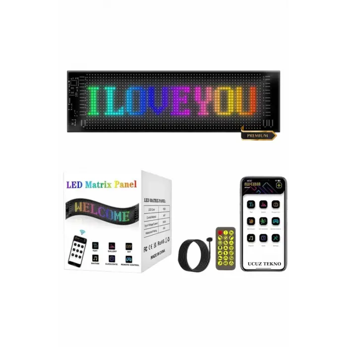 LED MATRİX 16X96 pixel