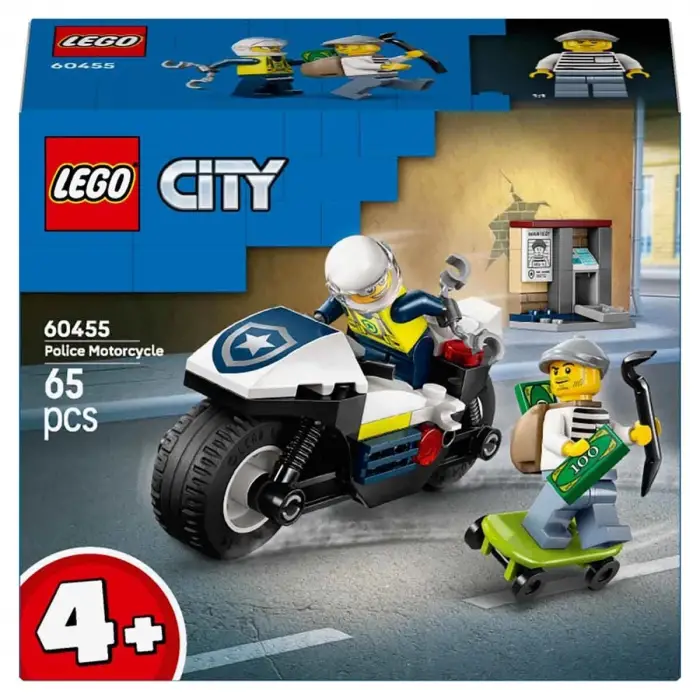 LEGO City Polis Motosikleti Takibi 60455