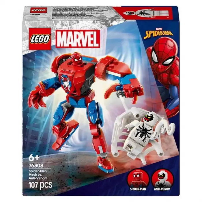 LEGO Marvel Örümcek Adam Robotu, Anti Venom’a Karşı 76308