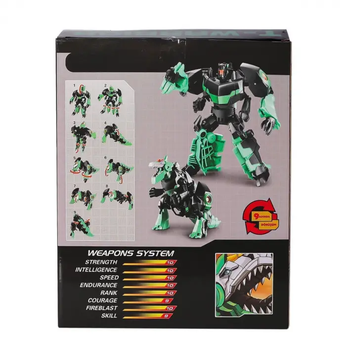 LJ1653 Metal Gövdeli Dönüşebilen Robot