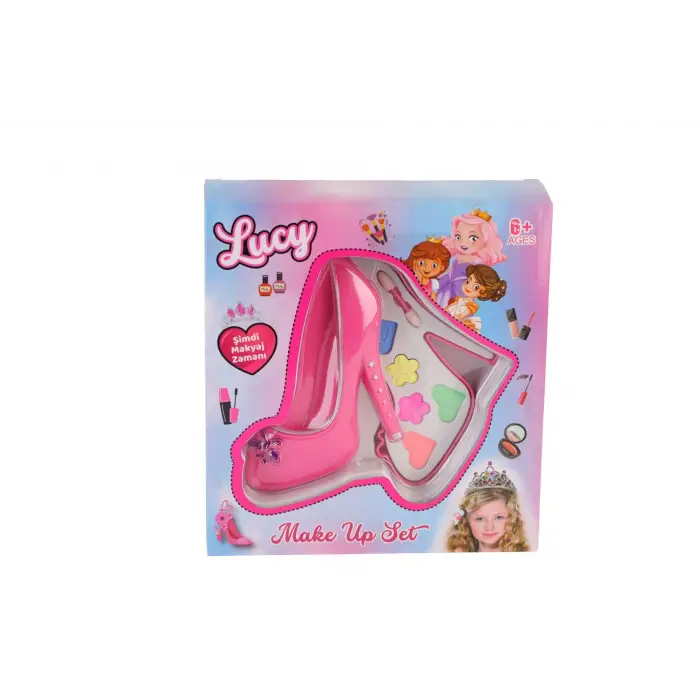 LMN212 AYAKKABILI KUTULU TEKLİ MAKYAJ SETİ