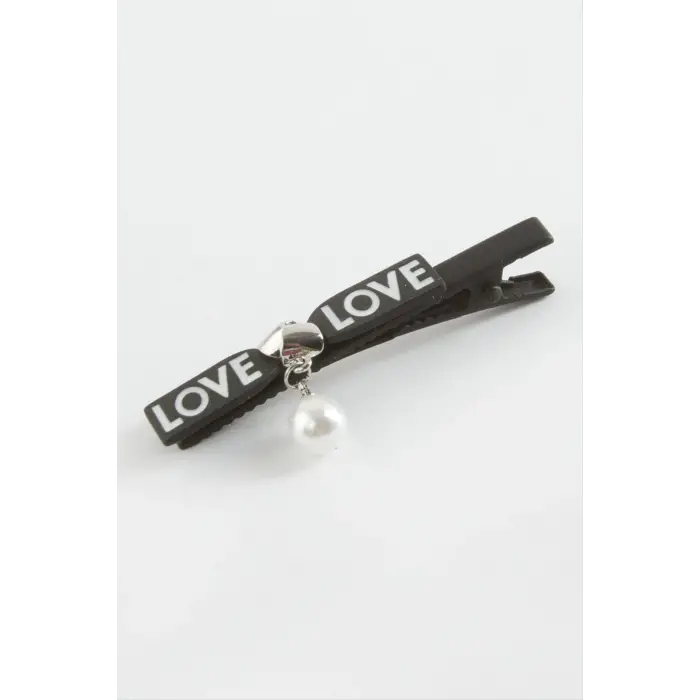 Love Yazılı İnci Pens Toka
