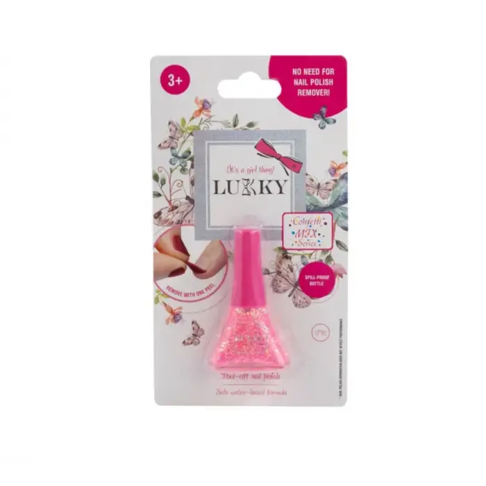 Lukky Soyulabilir Oje - Konfeti Serisi Pembe