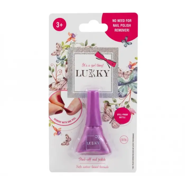 Lukky Soyulabilir Oje - Mor