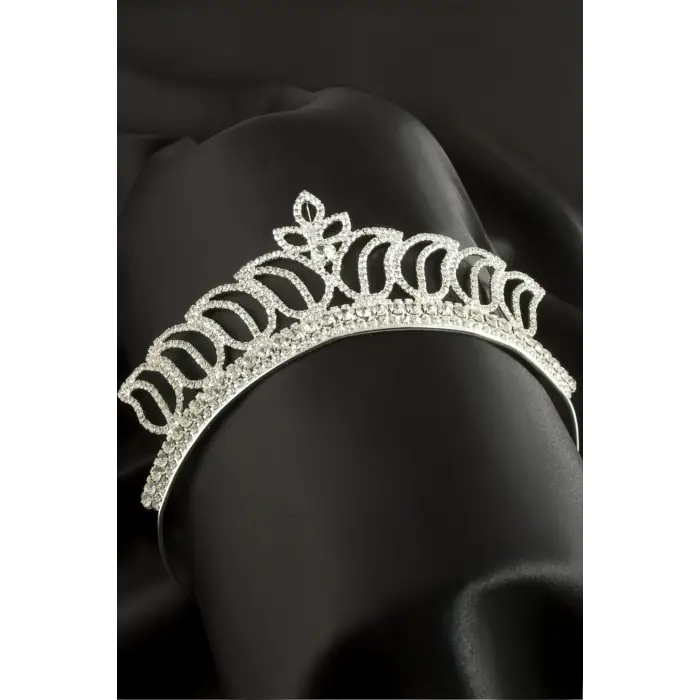 Lüks Taşlı Gelin Tacı