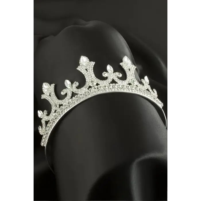 Lüks Taşlı Gelin Tacı