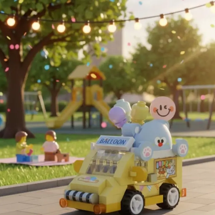 LZ-8639 LOZ BALON ARABASI 160 PARÇA BLOCK OYUNCAK-MİNİ POŞET