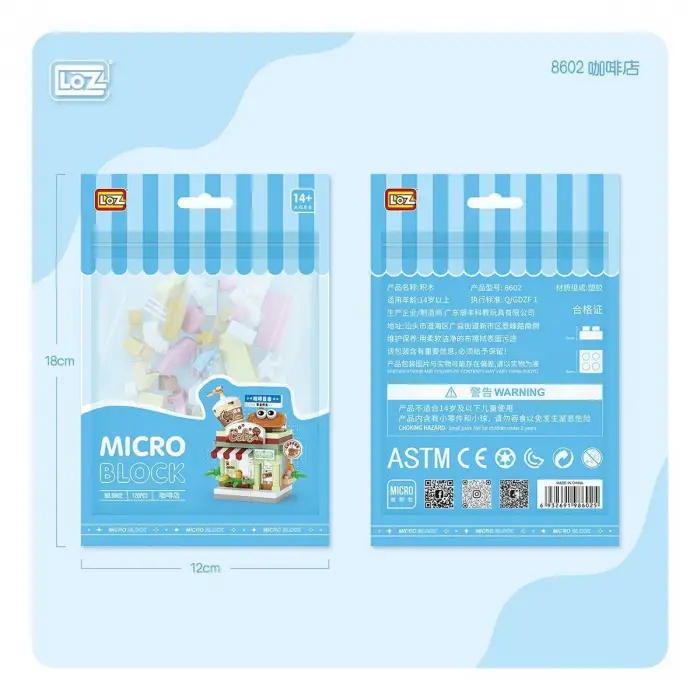 LZ8602 LOZ Blok Oyuncak Mini Poşet -Vagonlife - 1 Adet Stokta Olan Gönderilir