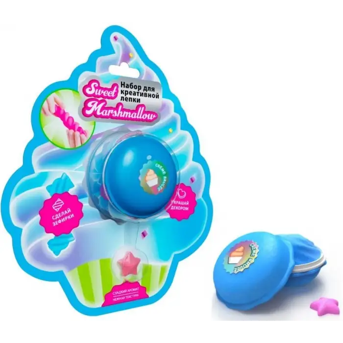 Macaron Kutuda Marshmallow Cupcake Slime