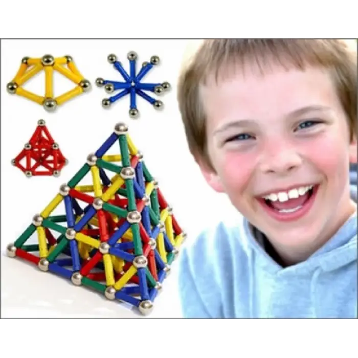 Magnastix 185 Parça Manyetik Lego Seti (336336)