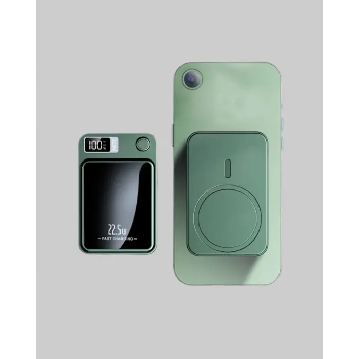 MagSafe Powerbank Kablosuz Şarjlı ve 22.5W Hızlı Şarj Destekli