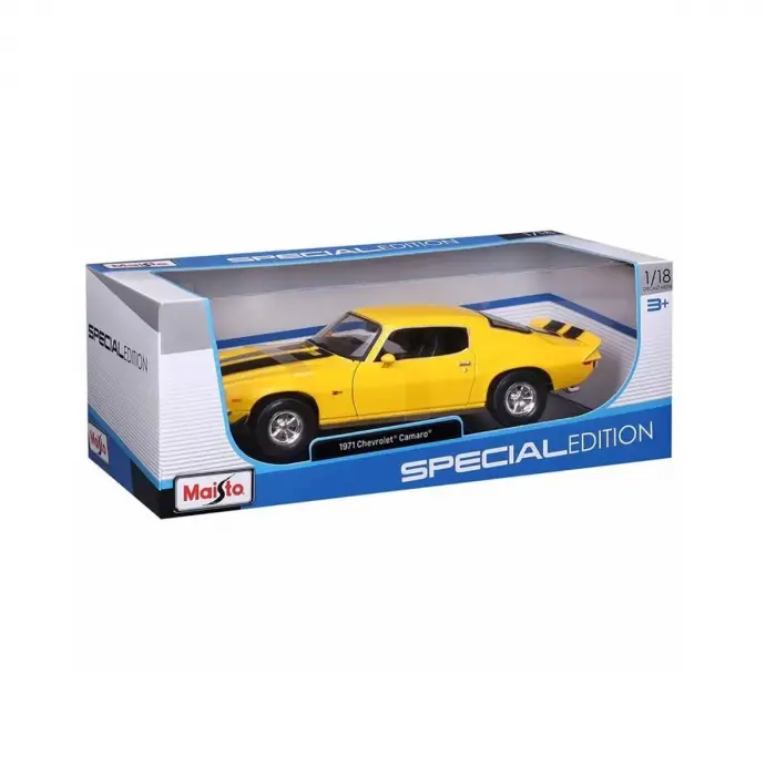 MAIS 31131 1971 Chevrolet Camaro Model Araba 1:18