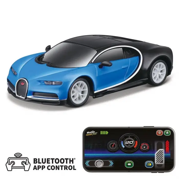 Maisto 1:41 APP Control Kumandalı Metal Araba Bugatti Chiron 20