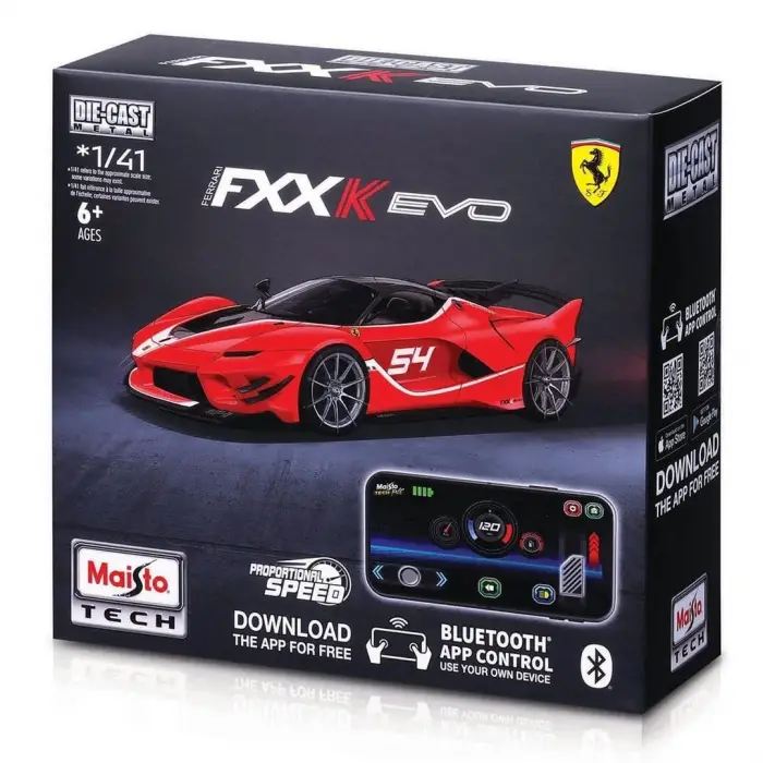 Maisto 1:41 APP Control Kumandalı Metal Araba Ferrari FXX K EVO