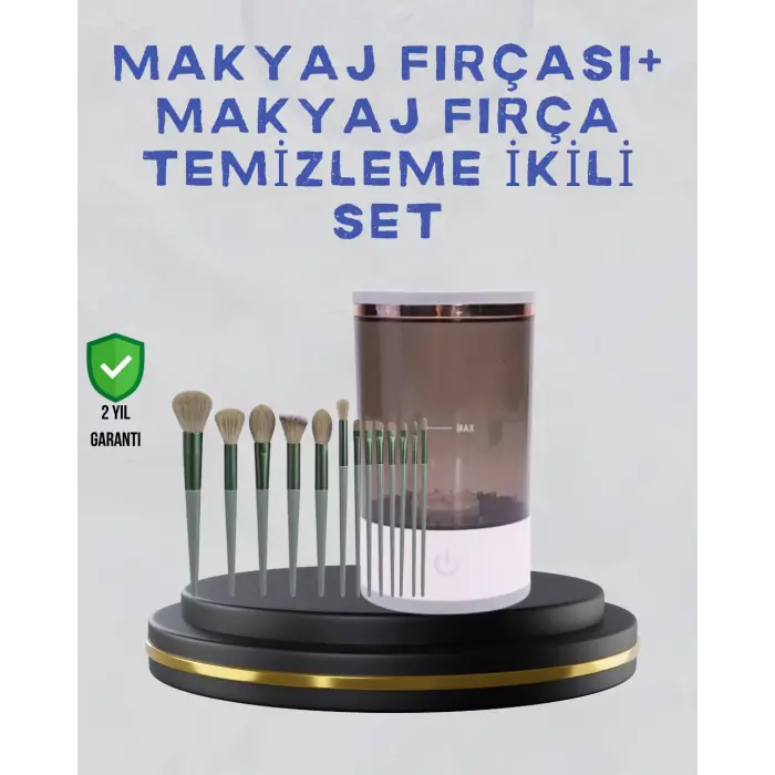 Makyaj Fırçası ve Elektrikli Fırça Temizleyici Kampanya Paketi