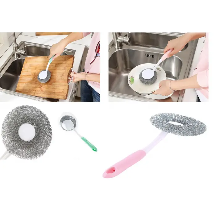 Mangal Temizleme Fırçası - Barbekü Fırçası - Lavabo Bulaşık Fırçası (336336)