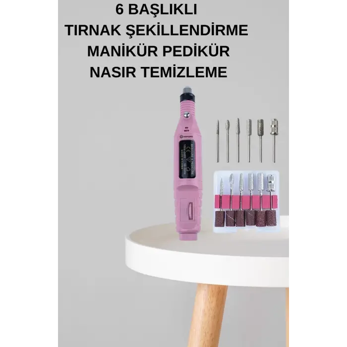 Manikür Pedikür Seti İkili Set El ve Ayak Bakımı Nasır Temizleme Protez Tırnak Çıkarma