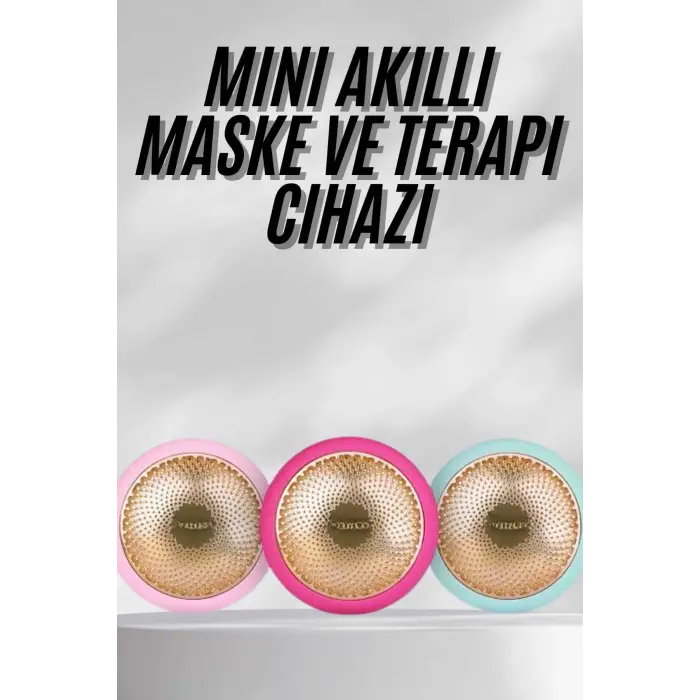 Maske ve Terapi Cihazı LED Terapi Akıllı Maske Hassas Ciltlere Özel