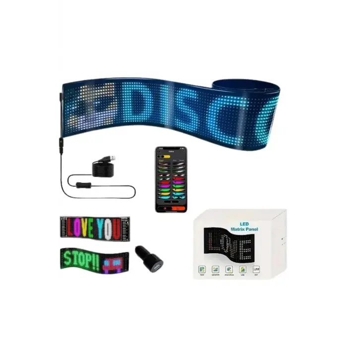 Matrix Led Dijital Ekran Kumandalı LED Ekran Yazı