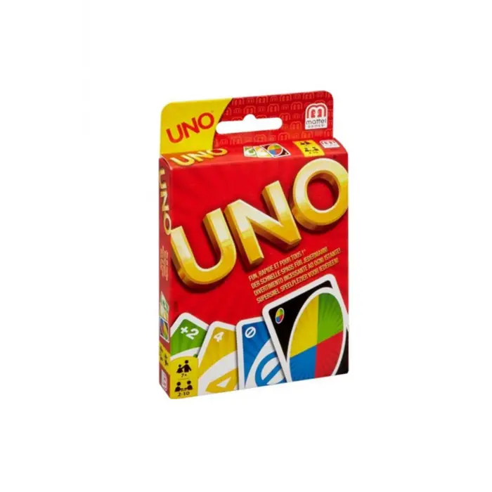 Mattel Games UNO Uno Kartlar, Renk ve Sayı Eşleştirmeli Klasik Kart Oyunu, Mattel Games W2087 W2087