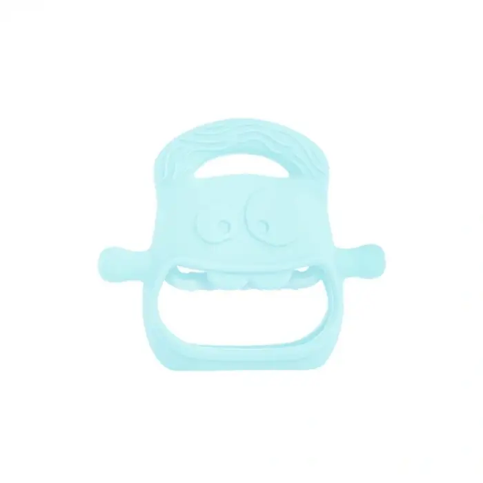 Mavi Bebek Silikon Diş Kaşıyıcı