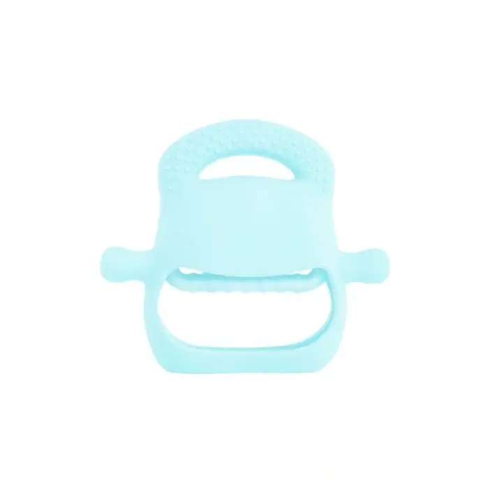 Mavi Bebek Silikon Diş Kaşıyıcı