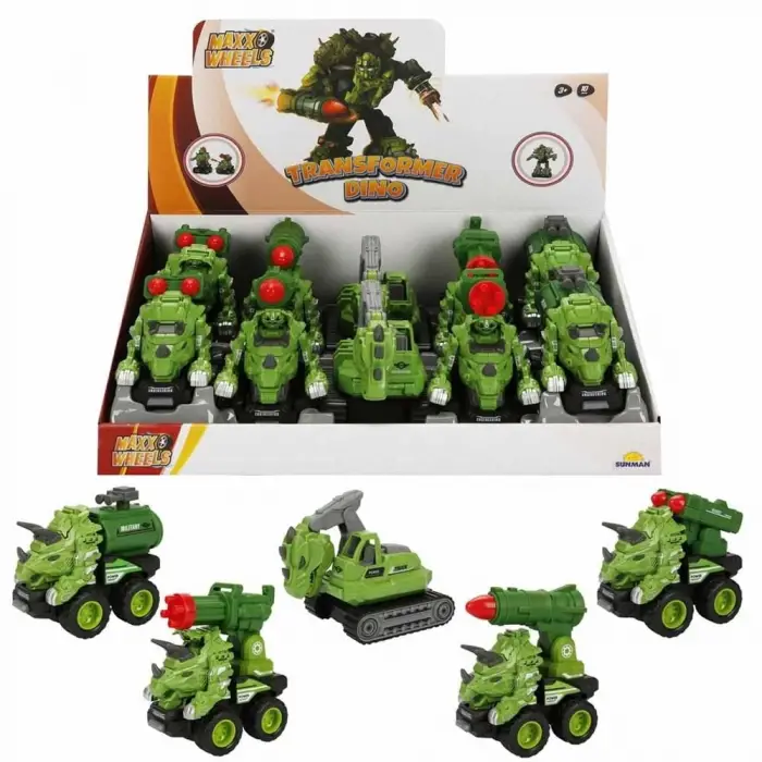Maxx Wheels Dönüşen Dinozor Araçlar